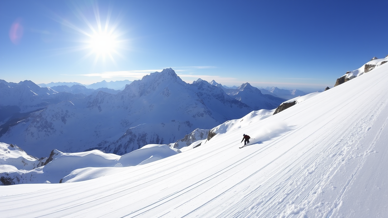 Conquer the Heights: Skiing Escapade at Monte Pissis