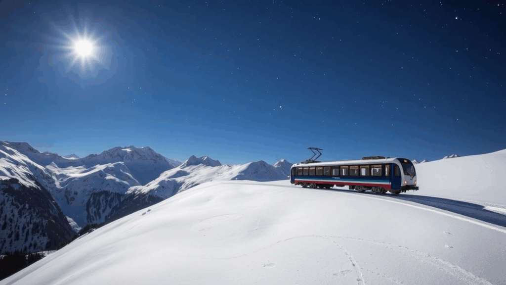 Experience the Future of Winter Travel with the Travelski Night Express